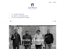 Tablet Screenshot of lipamusica.cz